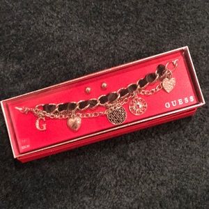 Guess bracelet and earrings set